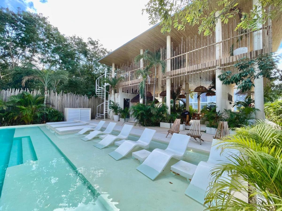Beautiful Swim-Up Studio With Private Terrace, Pool And Jungle Gym Tulum Exterior photo