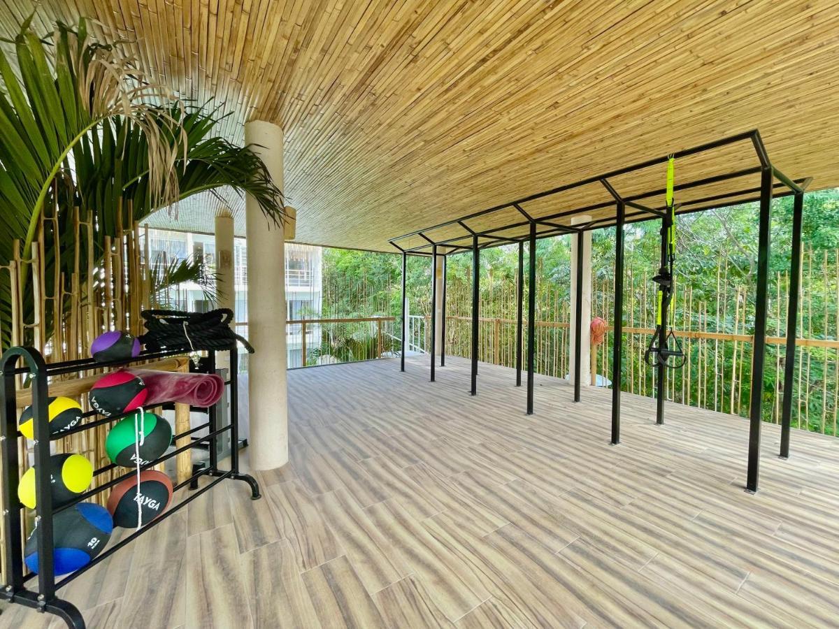Beautiful Swim-Up Studio With Private Terrace, Pool And Jungle Gym Tulum Exterior photo