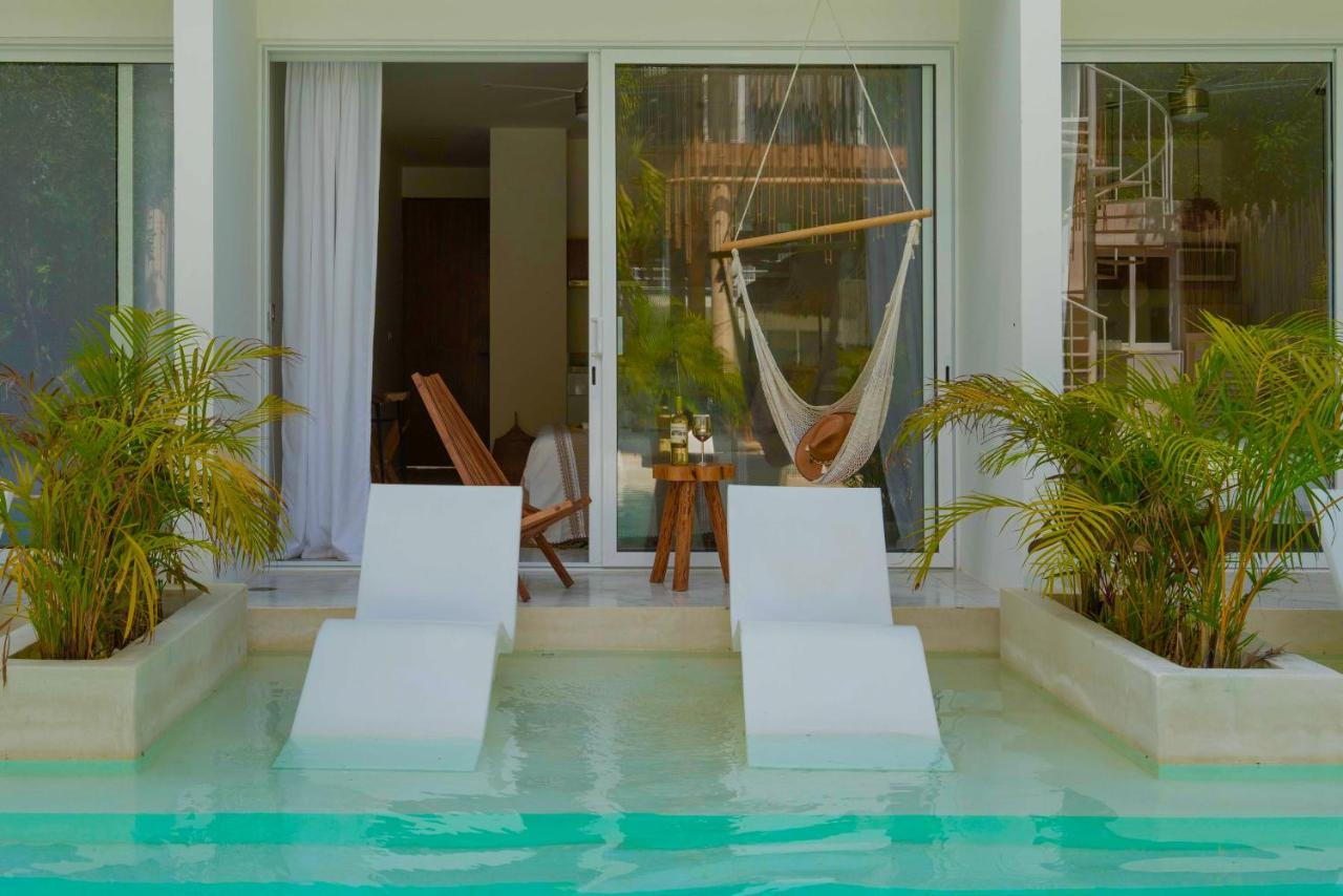 Beautiful Swim-Up Studio With Private Terrace, Pool And Jungle Gym Tulum Exterior photo